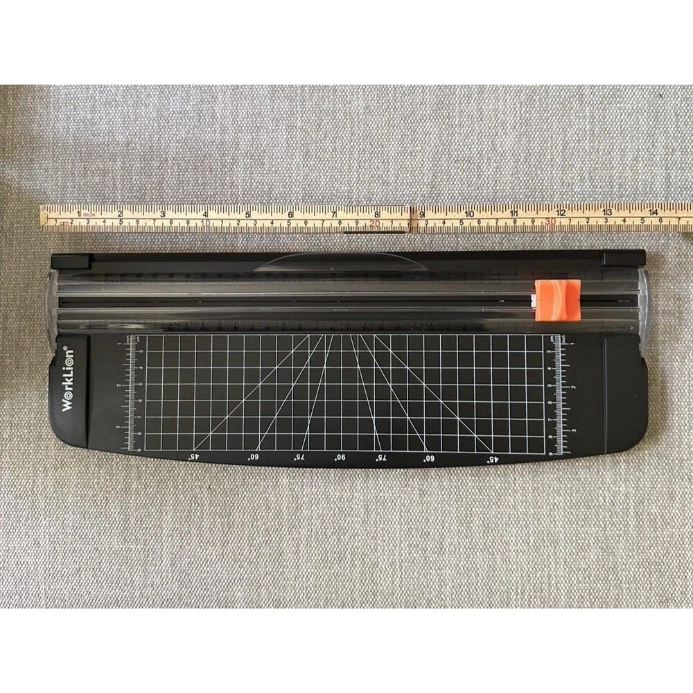 WorkLion Portable Paper Trimmer – 12" Craft Cutter - Picture 5 of 5